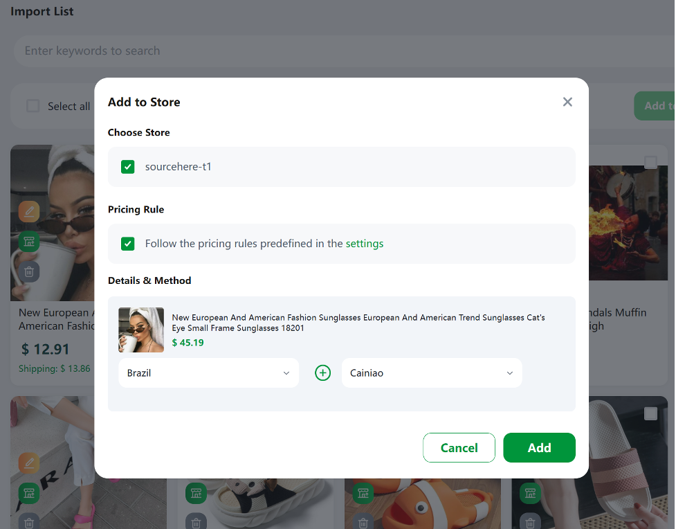 2.4 Synchronize Products To Your Store - SourceHere