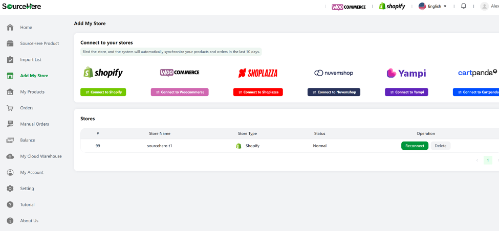 2.3 Connect Your Store - SourceHere
